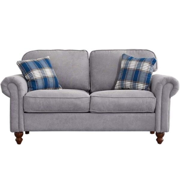 Gray Two-Seater Sofa