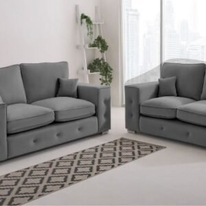 Howard 3+2 Fullback-Modern Gray Sofa Set