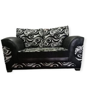Modern Black and White Sofa