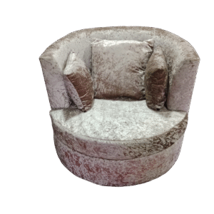 Plush Velvet Swival Chair