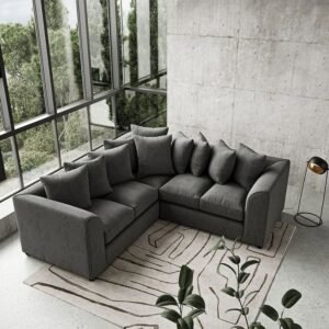 Dylan casper grey large corner sofa
