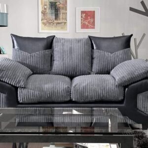 Dino 2 seater grey sofa