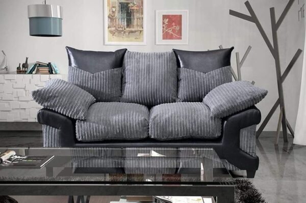 Dino 2 seater grey sofa