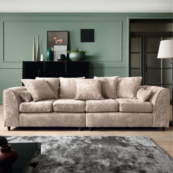 Harriet Chanel Beige 4 Seater Sofa