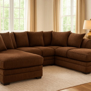 Ushape Choclate Colour Sofa