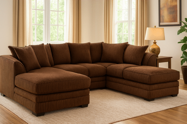 Ushape Choclate Colour Sofa