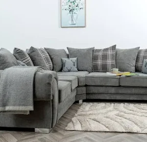 🛋️ Verona Grey Sofa – Modern Elegance & Comfort